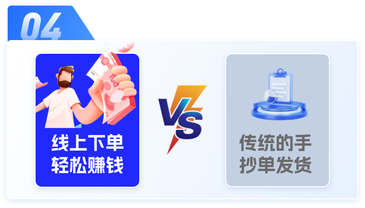 轻松下单vs传统手抄单